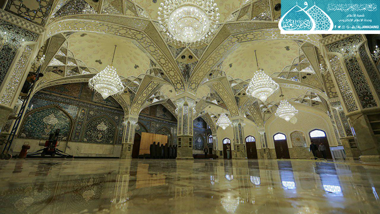 رواقا عبد الله بن عبد المطلب وآمنة بنت وهب — صورة من الأرشيف الرسمي