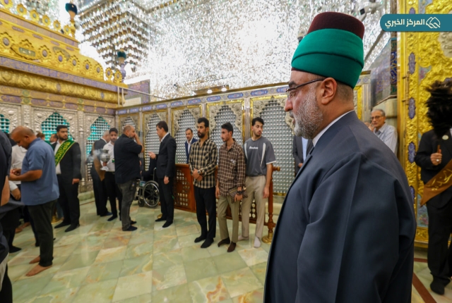 نائب الأمين العام للعتبة الكاظمية المقدسة يستقبل الأمين العام للعتبة العباسية المقدسة