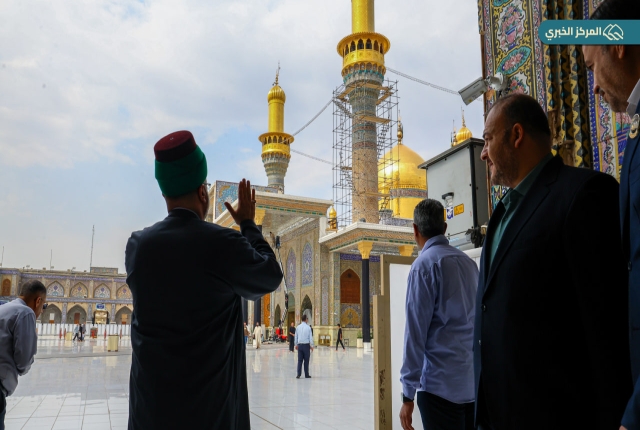 نائب الأمين العام للعتبة الكاظمية المقدسة يستقبل الأمين العام للعتبة العباسية المقدسة