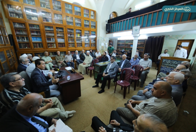 مجلس مكتبة الجوادين العامة يقيم ندوته الثقافية الشهرية الـ(161) حول تحولات العلاقة الفكرية والفلسفية بين الشرق والغرب