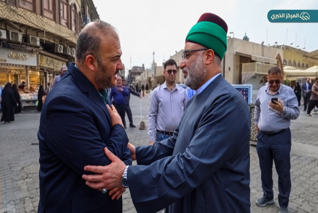 نائب الأمين العام للعتبة الكاظمية المقدسة يستقبل الأمين العام للعتبة العباسية المقدسة