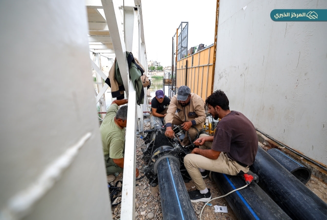 العتبة الكاظمية المقدسة تنفّذ أحد أكبر مشاريعها الاستراتيجية لتحلية ومعالجة مياه الإسالة لخدمة الزائرين والمدينة المقدسة
